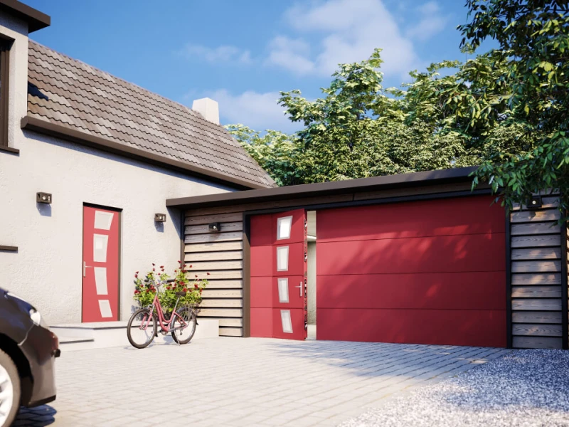 Porte d'entrée moderne