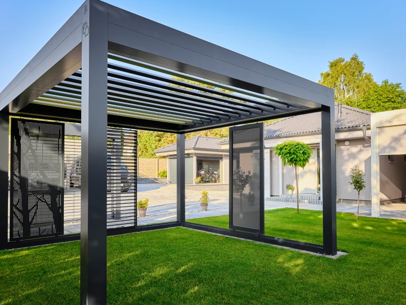 Pergola à toile